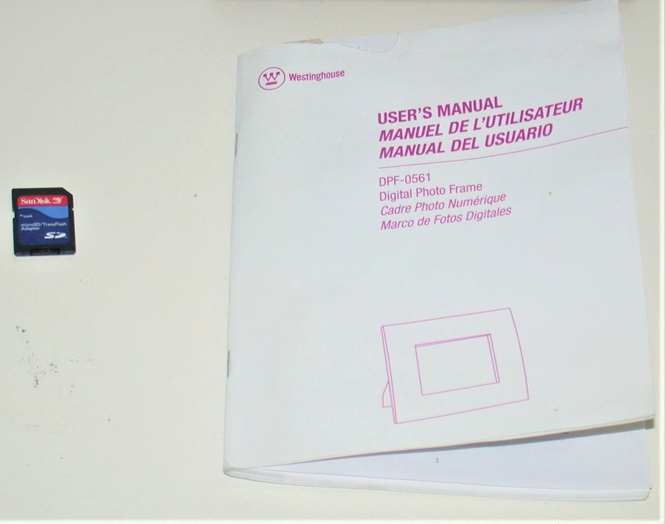 Westinghouse Digital Photo Frame with 5.6" LCD screen ~ Model DPF-0561 - Image 3 of 4