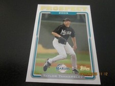 TAYLOR TANKERSLEY 2005 TOPPS UPDATES & HIGHLIGHTS PROSPECT ROOKIE CARD #UH108. rookie card picture