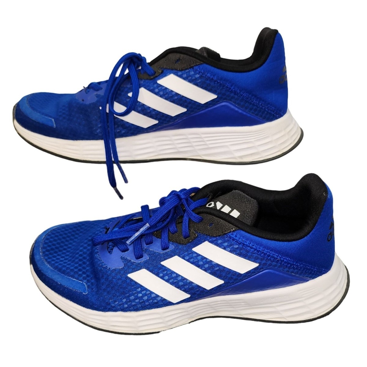 Kids Unisex Blue White Adidas Duromo SL Running Shoes Size 5 Youth Great  Conditi