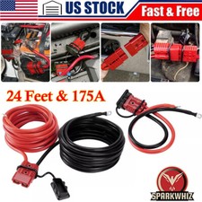 24ft Quick Disconnect Winch Power Cable 4 Gauge 4 Awg Wiring For Winch Trailer 24ft Quick Disconnect Winch Power Cable 4 Gauge 4 Awg Wiring For Winch Trailer