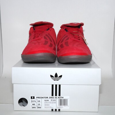 Kith x adidas Predator 2002 IC Red White Ronnie Fieg JQ1084