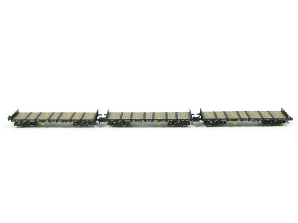 GüTerwagen Set Flachwagen Db Ag 3 Tlg., Fleischmann N 826710 Neu Ovp-image
