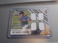 2017 Elite Extra Edition Jose Miguel Fernandez Quad Jersey #294/399 Dodgers 