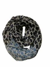 Cejon Women's Navy Two Tone Scarf, One Size