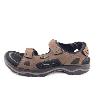 Keen Rialto II Brown Leather Hiking Sandals KEEN Rialto II 1021373 Mens Brown Leather Strap Sport  main image 3
