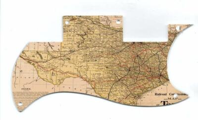 Pickguard Graphical Custom  to fit Epiphone SG Special VE Map Texas 1