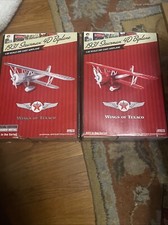 Wings Of Texaco  1931 Stearman 40! Bi-plane Red & Silver Edition Diecast Plane