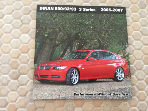 BMW DINAN E90 E92 E93 3 SERIES PERFORMANCE UPGRADE BROCHURE 2005 - 2007 USA Ed - Picture 1 of 4