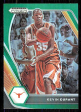 2021-22 PRIZM DRAFT PICKS GREEN  KEVIN DURANT  #52  Texas Longhorns NM