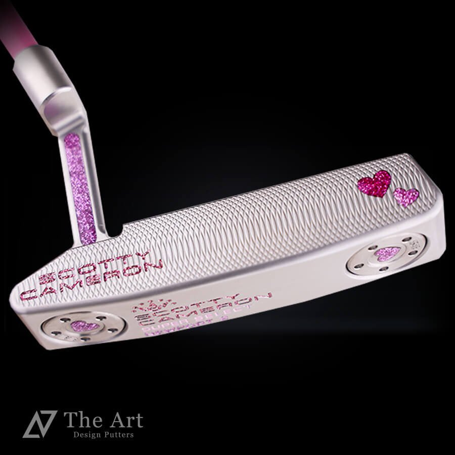 Lefty Scotty Cameron Super Select NewPort 2 PINK Lovely Heart