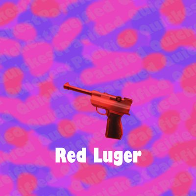 Roblox Murder Mystery 2 MM2 Red Luger Godly Knife and Guns