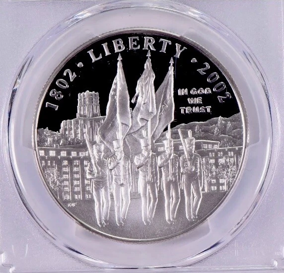 2002 WEST POINT Silver Dollar $1 PCGS PR70 💥FLAWLESS QUALITY💥 - Image 3 of 4