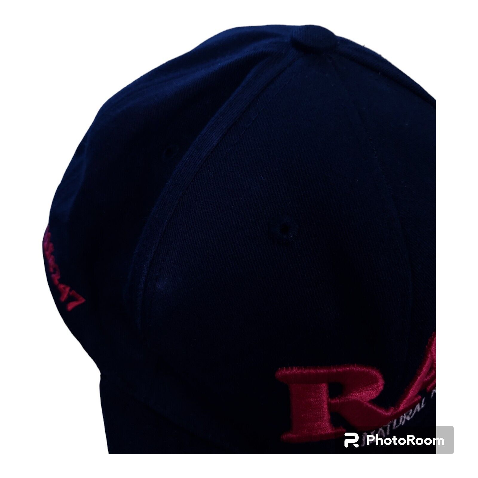 RAW Rolling Papers Snapback Hat Black Embroidered… - image 2
