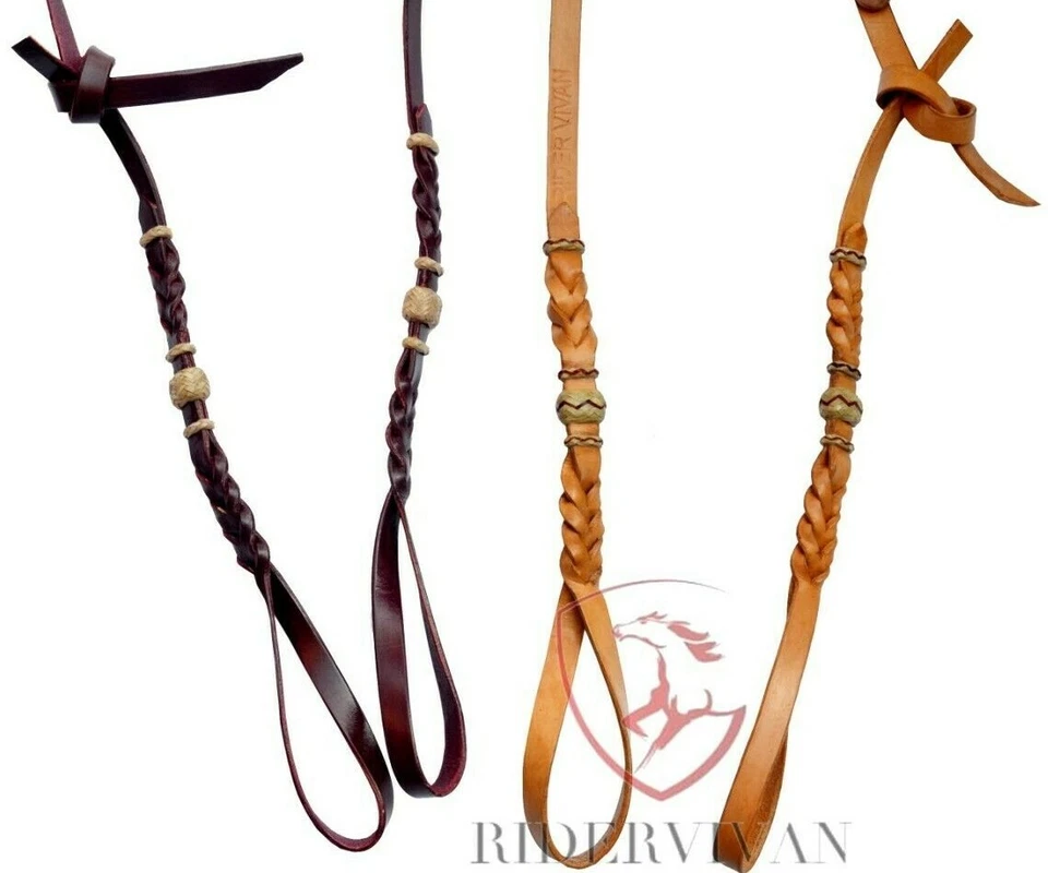 Suspensión Bosal de una sola capa 1/2" Latigo y Natural, Suspensión Bosal Autoatada (Juego de 2) Foto 2 de 4