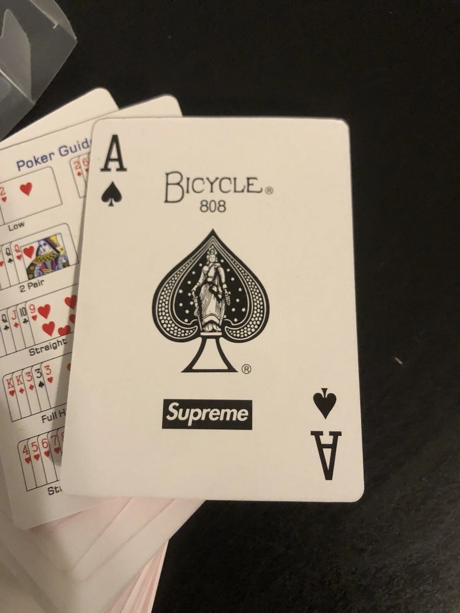 Supreme clear playing cards new arrivals