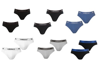 2er Pack Lonsdale London Herren Slips Trunks Unterhosen Unterwäsche S M L XL XXL