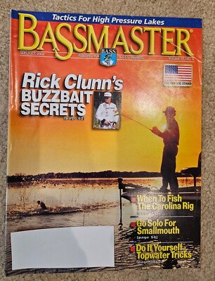 Rick Clunn - Bassmaster Magazine - Sept/Oct 2002 Bass Fishing Nitro Boats