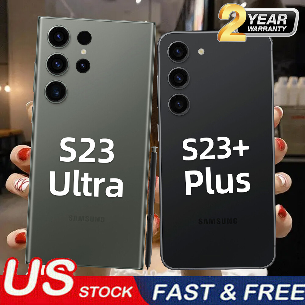 New Samsung Galaxy S23 Ultra s23+ 5g Unlocked All Memory Gsm+cdma