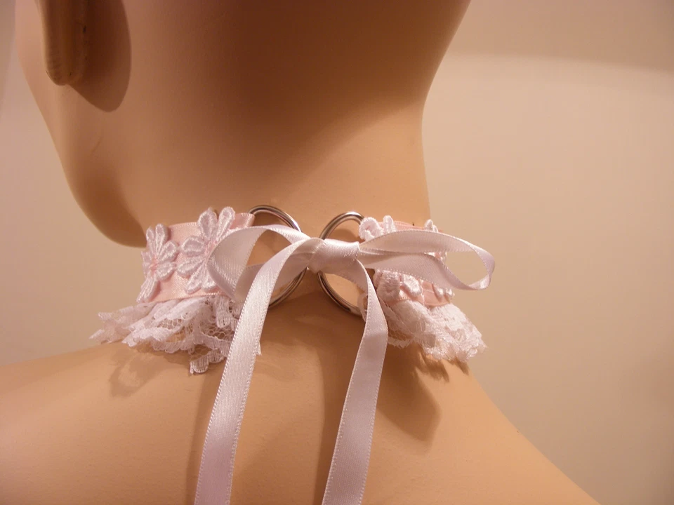 SISSY ADULTO BEBÉ GATITO MARGARITA DDLG GARGANTILLA CUELLO LOLITA DISFRAZ COSPLAY CAMPANA Foto 3 de 4