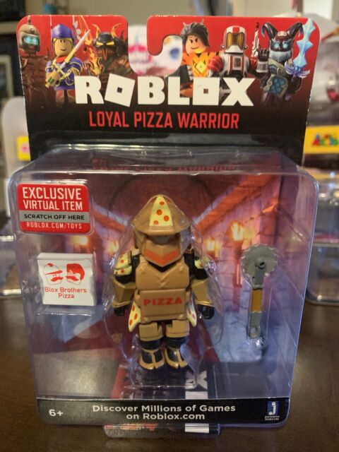 Roblox - Loyal Pizza Warrior - Figure w/ Virtual Game Code & Accessories - NEW | eBay