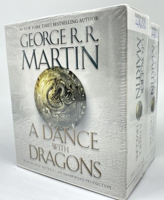 George R. R. Martin, A Dance with Dragons, Parts 1 and 2, AUDIO BOOK, 38 CDs!