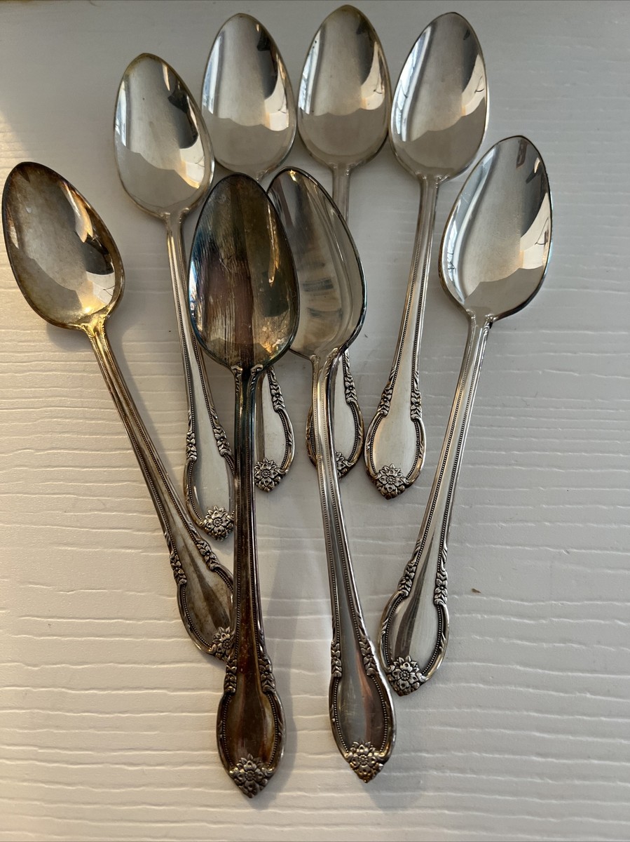 1847 | Rogers Bros | Remembrance | Silver Plated Spoon Set Of 8 | eBay