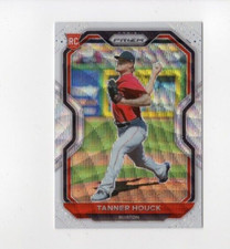 2021 Prizm Baseball Tanner Houck #4 Rookie White Wave Prizm Boston Red Sox