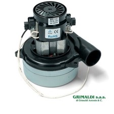 MOTORE CON TUBO CANNOTTO ASPIRAPOLVERE TRAINO BIDONE A CARRELLO 1200W 230V 50HZ