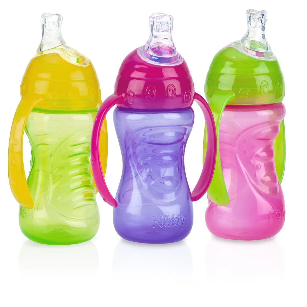 Anti Spill training sippy cups for small children. 4 cup bundle