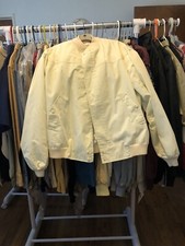 La Paz by Catalina Vintage 1950s 60s Ivory Bomber Jacket Rockabilly Size 42