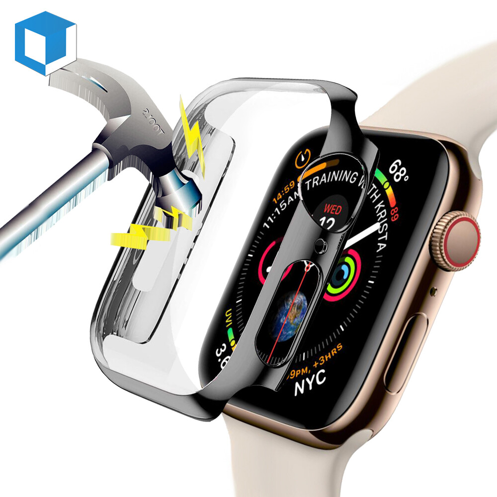 Fr Apple Watch Series 8/7/6/SE Full Body Cover Case Tempered Glass