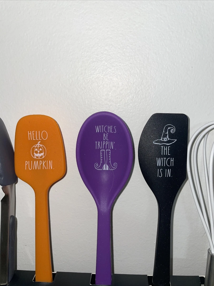 Rae Dunn Halloween “Witches be Trippen” 5 Piece Mini Utensils Set New 2022