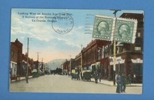 A SECTION OF THE BUSINESS DISTRICT, LA GRANDE...