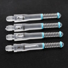 CUESOUL 4 pcs AK7 Dart Shafts Built-in Spring Telescopic-Transparent