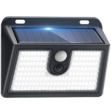 149 LED Solar Powered PIR Motion Sensor Lights Outdoor Garden Security Wall Lamp