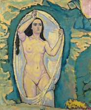 Koloman Moser - Venus in the Grotto Giclee Fine Art Print on Canvas Wall 36"