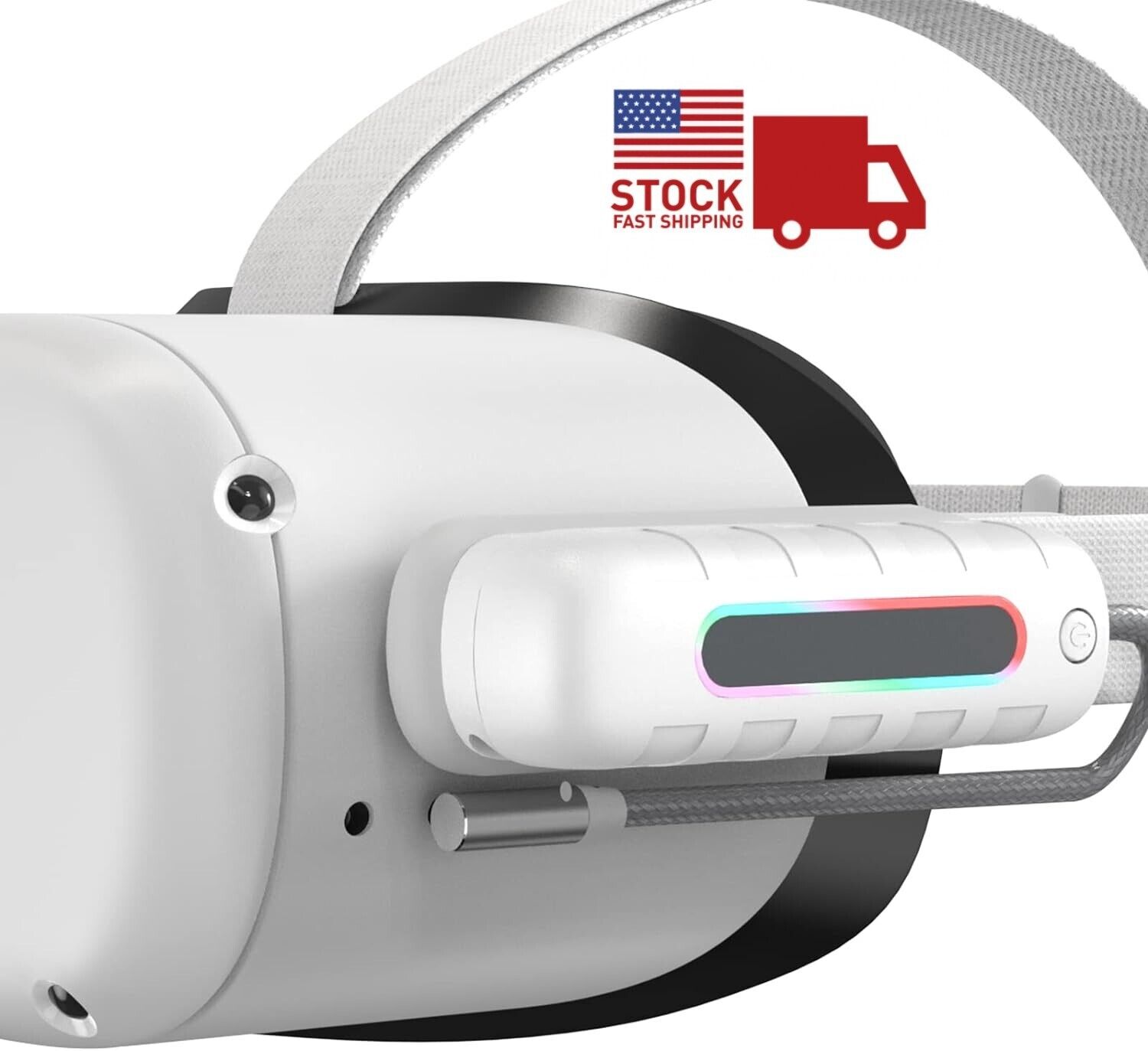 5000mAh Rechargeable Battery Pack for Oculus Quest 2 Accessories Extra 2-4h Play