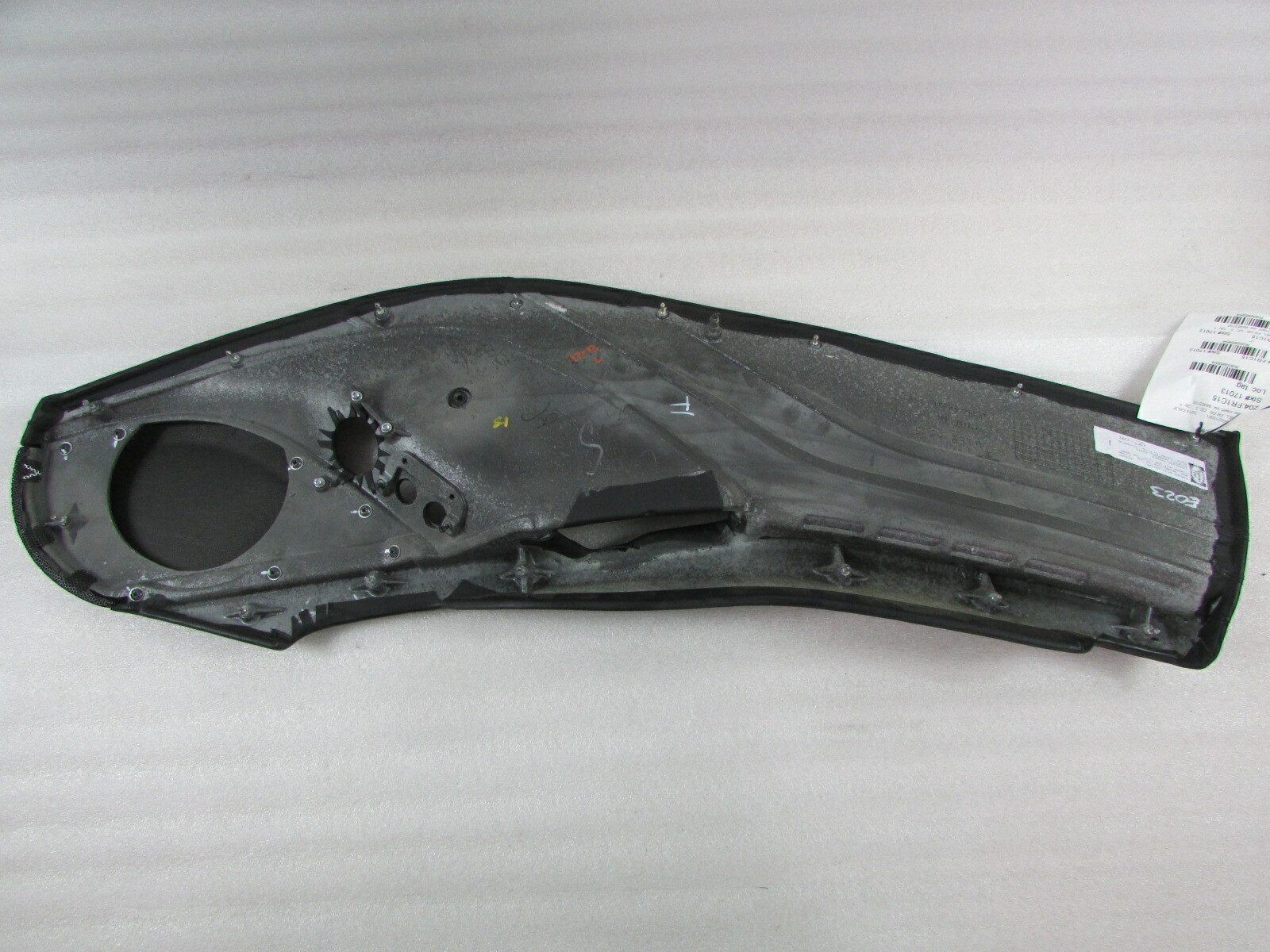 Ferrari California, LH, Left Door Center Insert Panel, Black, Used, P/N 86453700