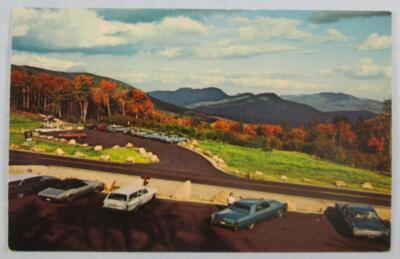 View From Kancamagus Hwy At Graham Wangan Grounds White Mts. NH Postcard (#F749)