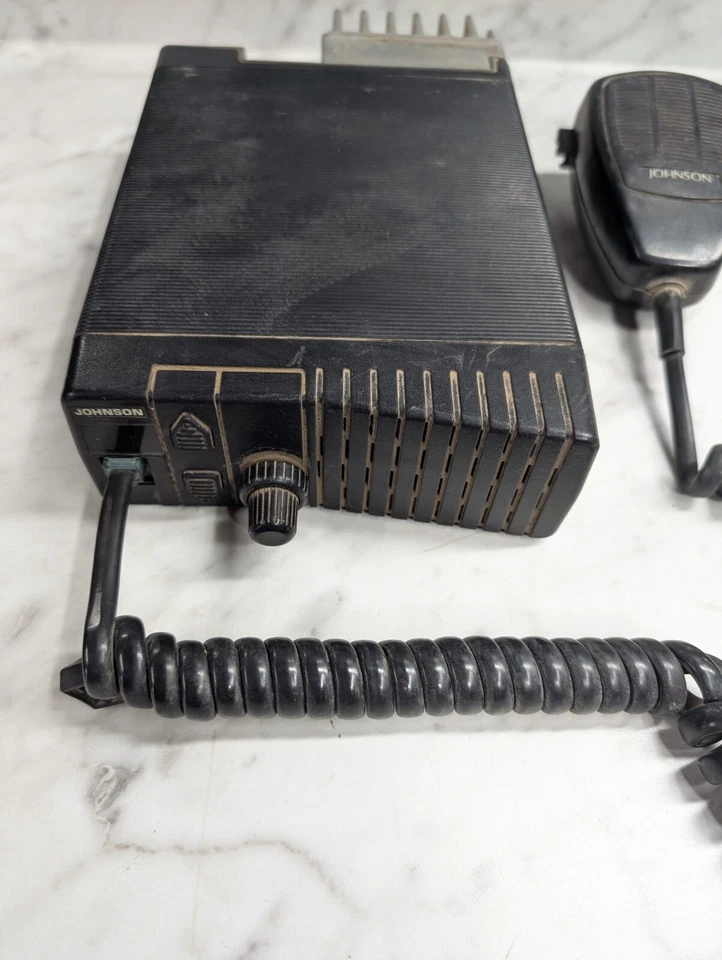Radio Challenger bidireccional Johnson EF de colección UHF con micrófono ATH90F2427172 Foto 2 de 4