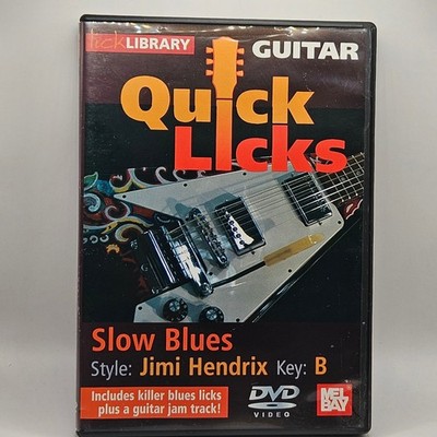 Lick Library Guitar Quick Licks DVD Slow Blues Jimi Hendrix Style Danny Gill
