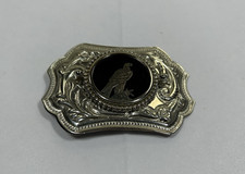 American Bald Eagle Western Metal Belt Buckle