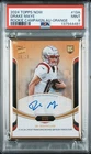 Drake Maye 2024 Topps Now ON-CARD Auto /25 Rookie QB Orange Patriots PSA 9