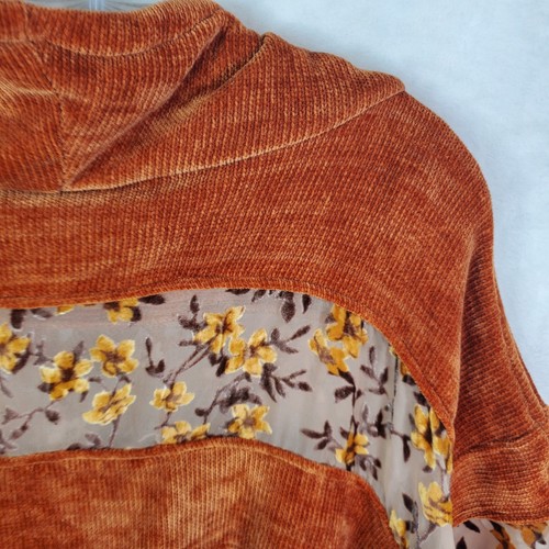 Dor Dor Couture Anthro Sweater Small Cowl Dolman Poncho Western Oversized Tunic - Picture 8 of 9