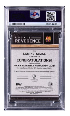 2点、ラクレームユー 2023-24 Topps Museum Collection Uefa Champions League - Rookie
