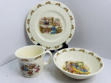 Royal Doulton Bunnykins Golden Jubilee Celebration 3 Piece Child  s Set.
