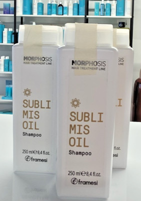 (3) Framesi Morphosis Sublimis Oil Shampoo 8.4 oz SHIPS FROM MY SALON