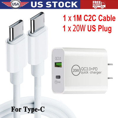 IPhone 17 16 Pro Max Plus USB-C to USB-C Cable Fast Charging PD Type C Cord lot