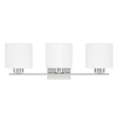 Capital Lighting 8493CH-103 3-Light Vanity Chrome Bathroom Light