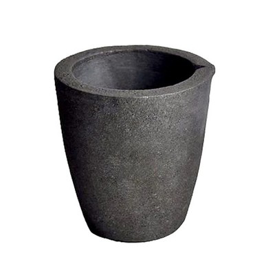 Graphite Foundry Crucible for Melting Gold Silver Copper Brass Aluminum 6kg.